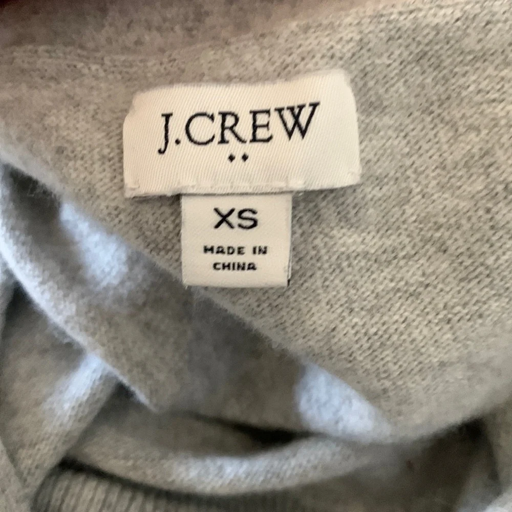 J.Crew‎ wool blend cardigan size XS gray buttons casual career v-neck - Picture 2 of 10
